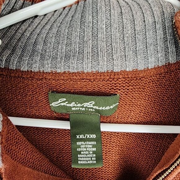 Men's Eddie Bauer zip up fleece, size XXL - Picture 3 of 3